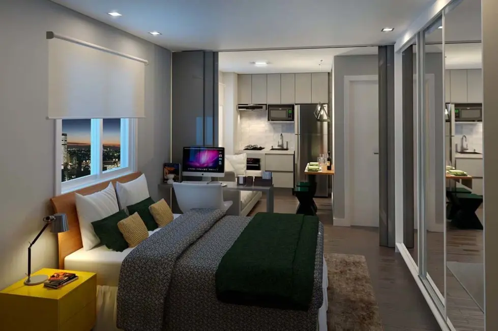 Foto 3 de Loft / Flat com 1 quarto à venda, 24m2 em Liberdade, São Paulo - SP