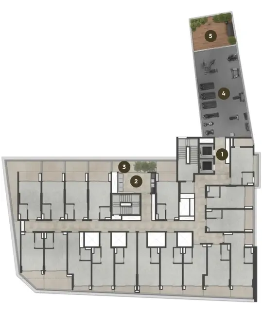 Loft / Flat com 1 quarto à venda, 25m2 em Vila Nova Conceição, São Paulo - SP - imagem 7 Foto 7 de Loft / Flat com 1 quarto à venda, 25m2 em Vila Nova Conceição, São Paulo - SP