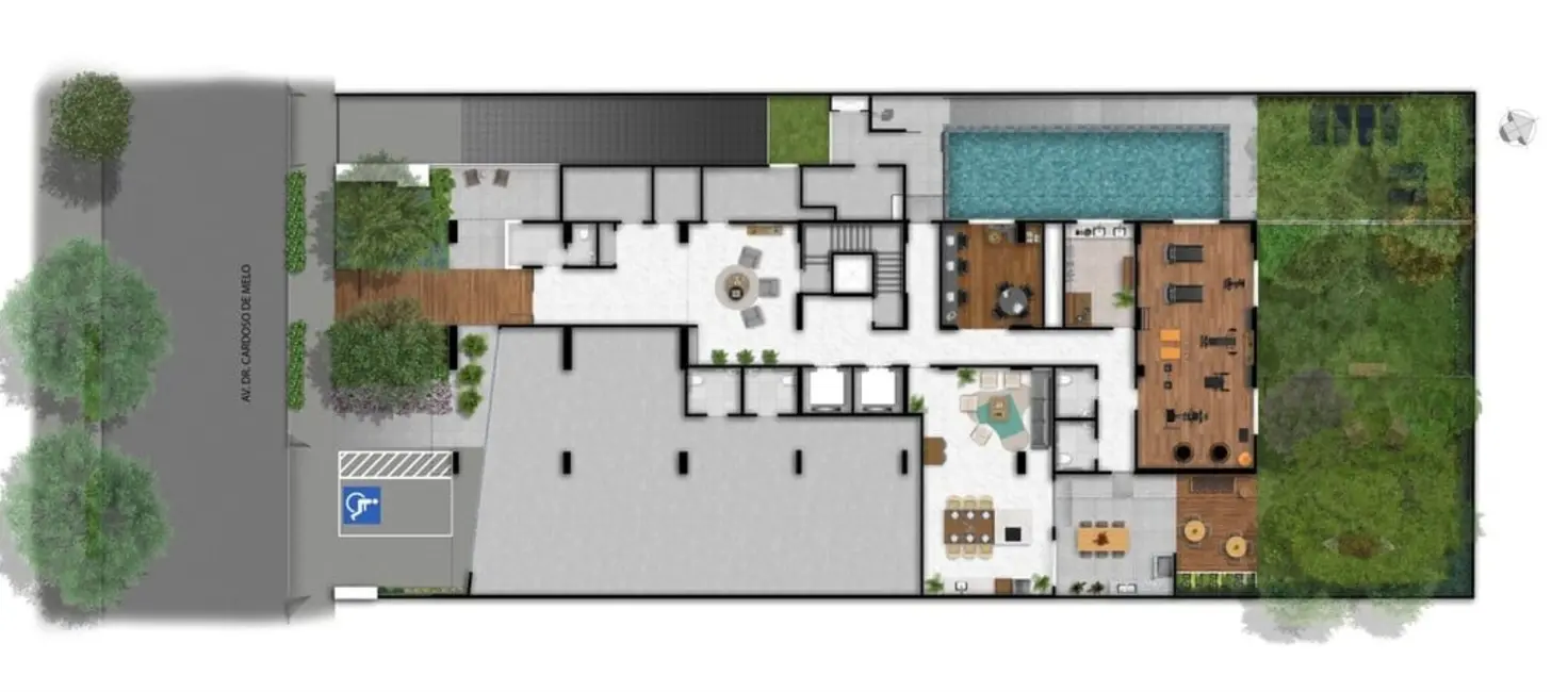 Foto 5 de Loft / Flat com 1 quarto à venda, 30m2 em Vila Olímpia, São Paulo - SP