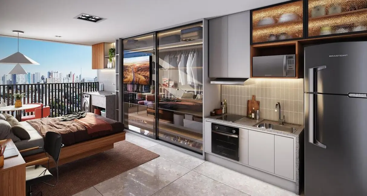 Foto 5 de Apartamento com 1 quarto à venda, 41m2 em Vila Madalena, São Paulo - SP