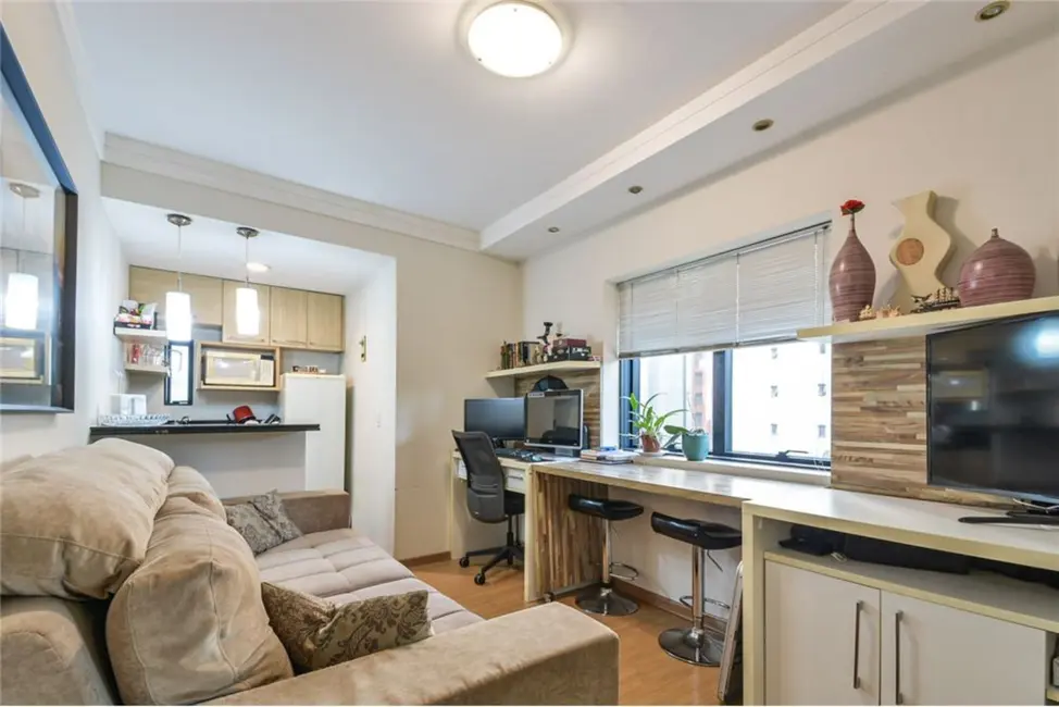 Apartamento com 1 quarto à venda, 34m2 em Cidade Monções, São Paulo - SP - imagem 1 Foto 1 de Apartamento com 1 quarto à venda, 34m2 em Cidade Monções, São Paulo - SP