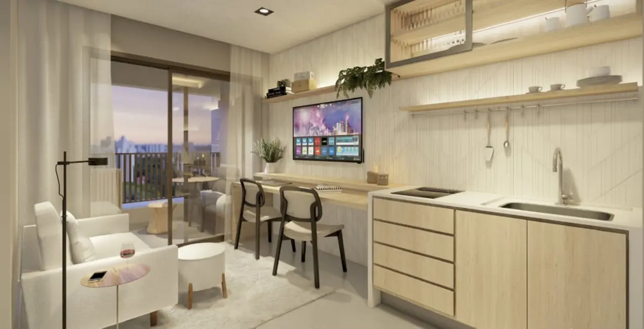 Apartamento com 1 quarto à venda, 30m2 em Vila Clementino, São Paulo - SP - imagem 5 Foto 5 de Apartamento com 1 quarto à venda, 30m2 em Vila Clementino, São Paulo - SP