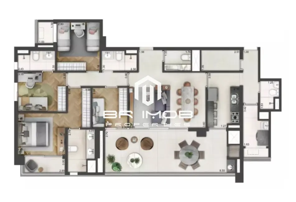 Foto 3 de Apartamento com 4 quartos à venda, 145m2 em Vila Mariana, São Paulo - SP