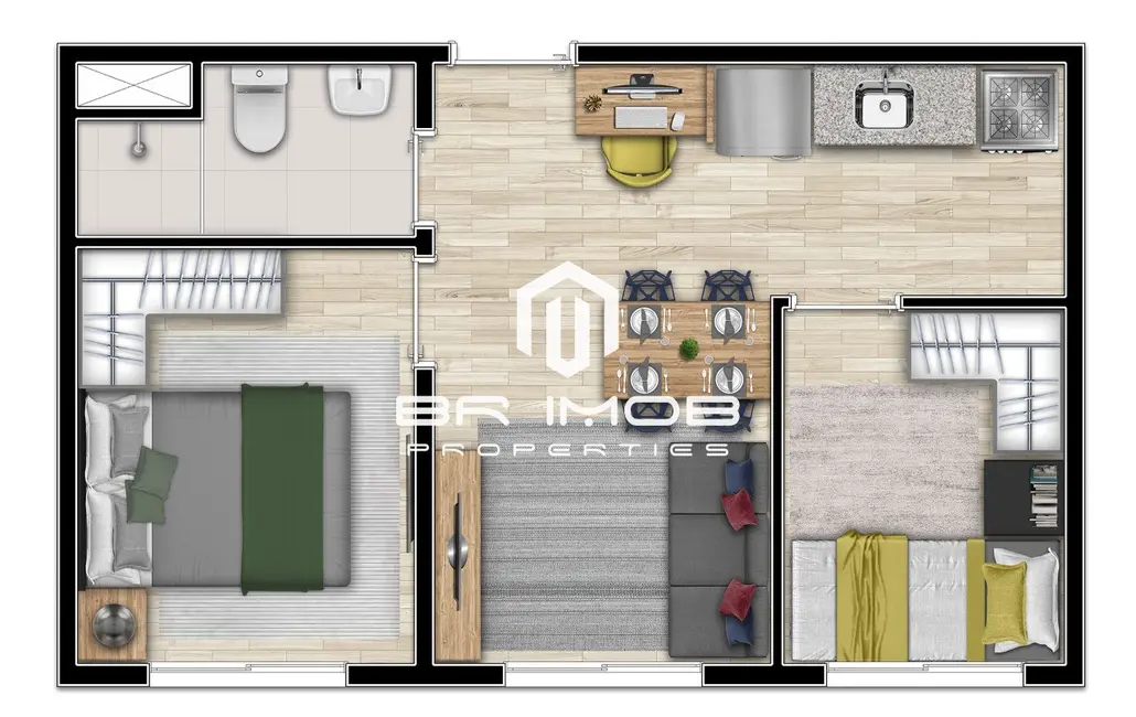 Foto 3 de Apartamento com 2 quartos à venda, 32m2 em Bela Vista, São Paulo - SP