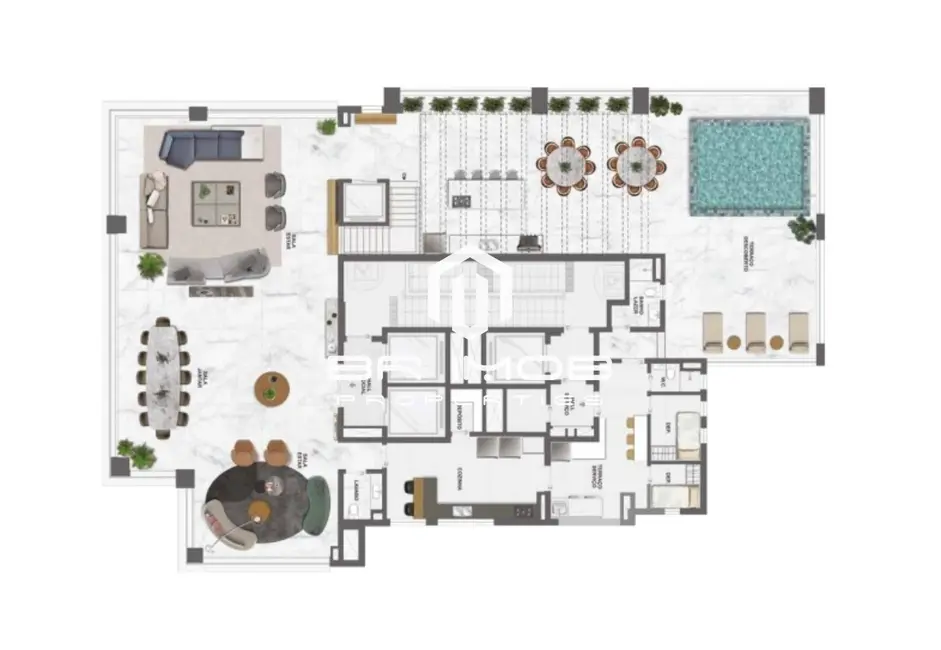 Apartamento com 4 quartos à venda, 688m2 em Moema, São Paulo - SP - imagem 4 Foto 4 de Apartamento com 4 quartos à venda, 688m2 em Moema, São Paulo - SP