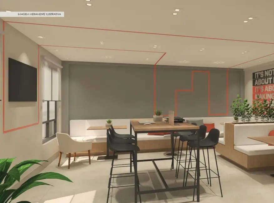 Apartamento com 1 quarto à venda, 33m2 em Chácara Santo Antônio (Zona Sul), São Paulo - SP - imagem 6 Foto 6 de Apartamento com 1 quarto à venda, 33m2 em Chácara Santo Antônio (Zona Sul), São Paulo - SP