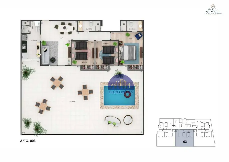 Apartamento com 2 quartos à venda, 75m2 em Juiz De Fora - MG - imagem 6 Foto 6 de Apartamento com 2 quartos à venda, 75m2 em Juiz De Fora - MG