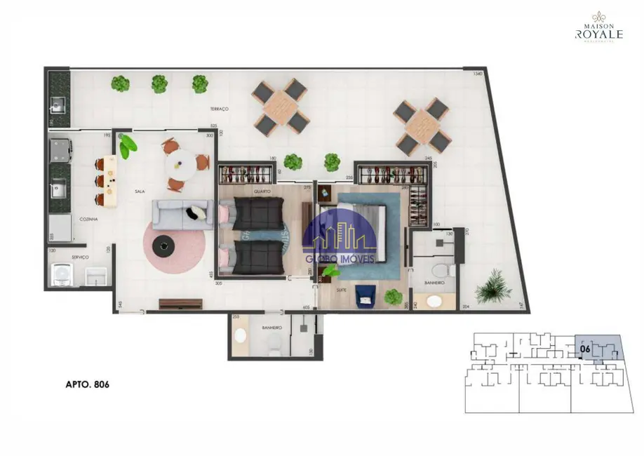 Apartamento com 2 quartos à venda, 75m2 em Juiz De Fora - MG - imagem 9 Foto 9 de Apartamento com 2 quartos à venda, 75m2 em Juiz De Fora - MG
