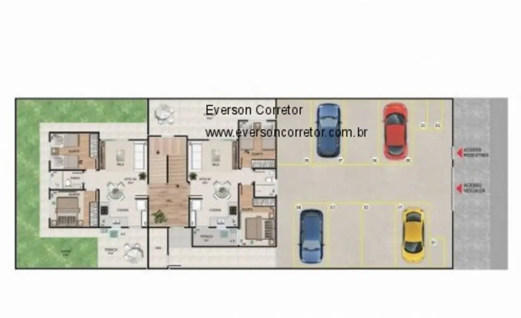 Foto 3 de Apartamento com 2 quartos à venda, 44m2 em Guarani, Belo Horizonte - MG