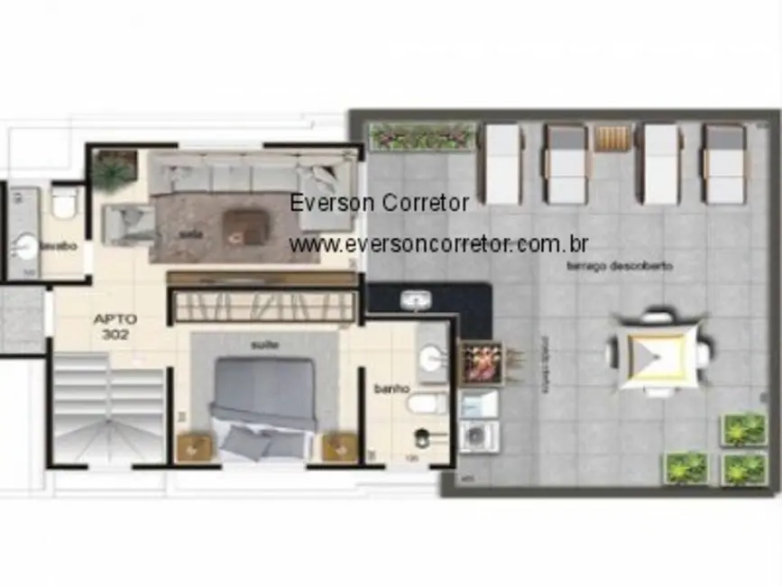 Apartamento com 4 quartos à venda, 107m2 em Planalto, Belo Horizonte - MG - imagem 8 Foto 8 de Apartamento com 4 quartos à venda, 107m2 em Planalto, Belo Horizonte - MG