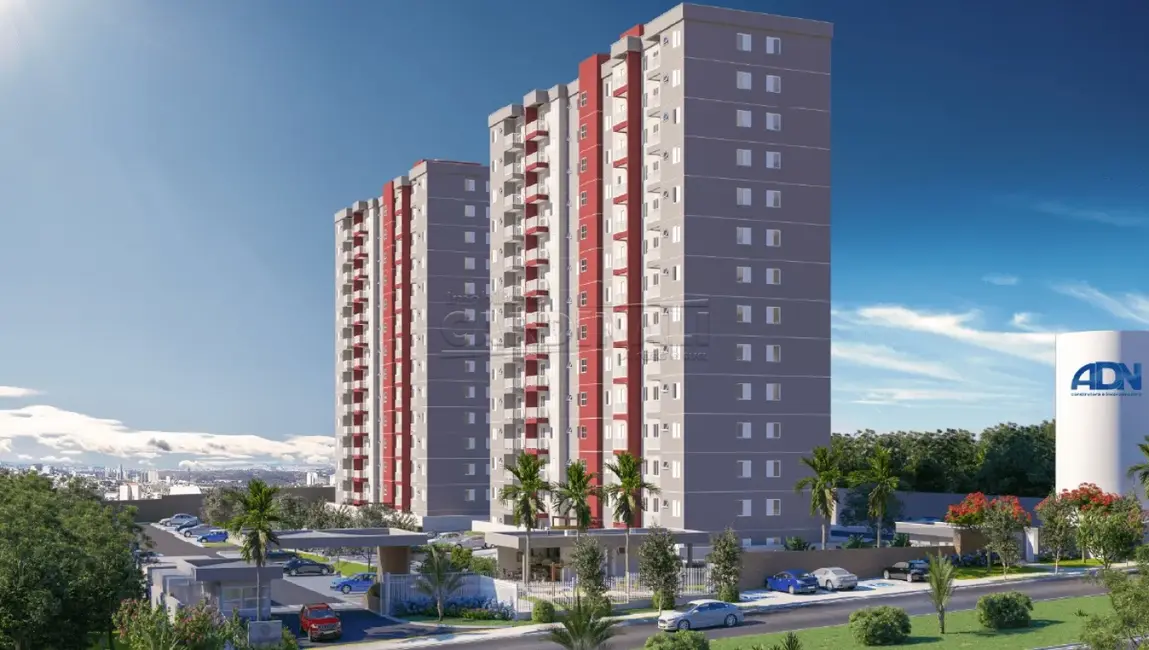 Foto 1 de Apartamento com 2 quartos para alugar, 50m2 em Araraquara - SP