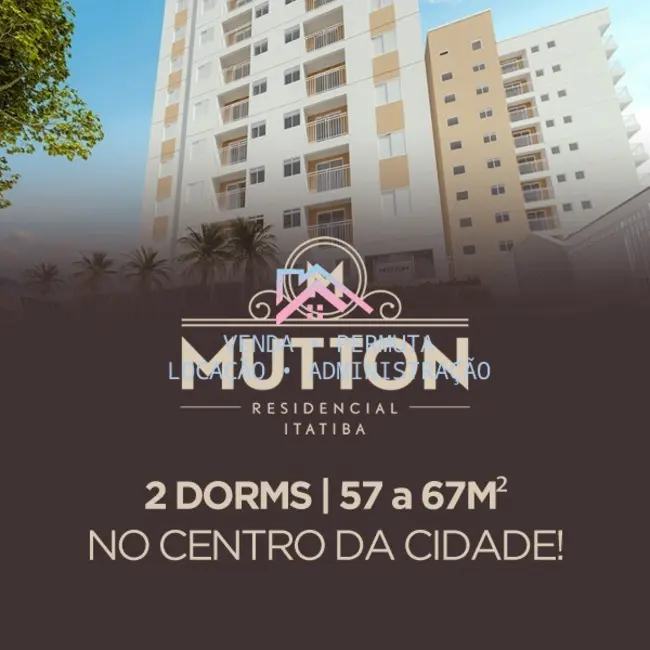 Foto 3 de Apartamento com 2 quartos à venda, 67m2 em Vila Prudente de Moraes, Itatiba - SP