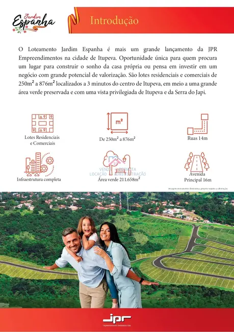 Foto 8 de Terreno / Lote à venda, 250m2 em Itupeva - SP