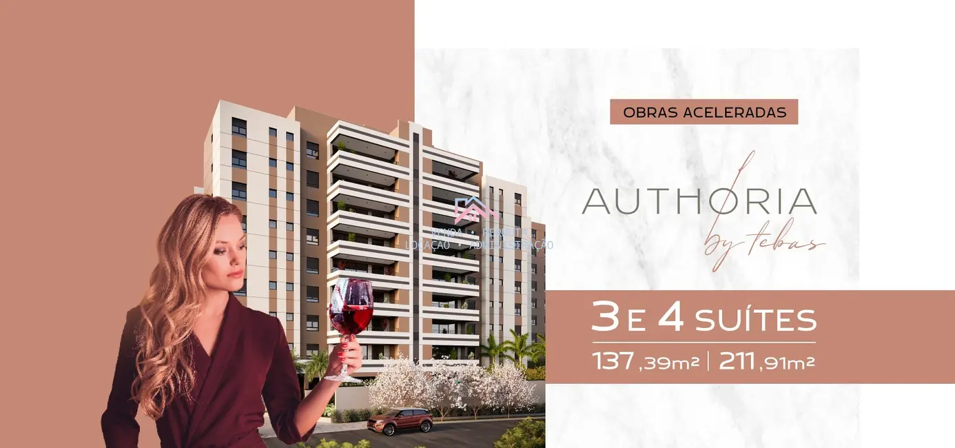 Foto 1 de Apartamento com 3 quartos à venda, 137m2 em Jardim Santa Teresa, Jundiai - SP