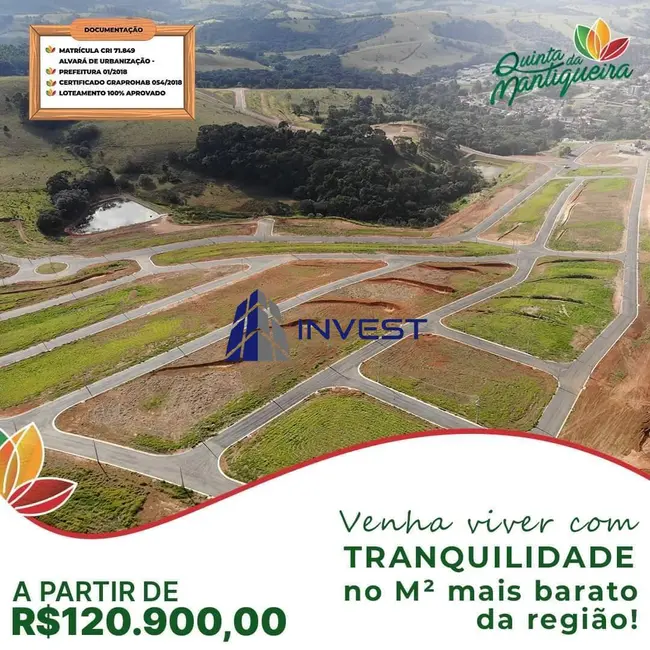 Foto 2 de Terreno / Lote à venda, 250m2 em Vargem - SP