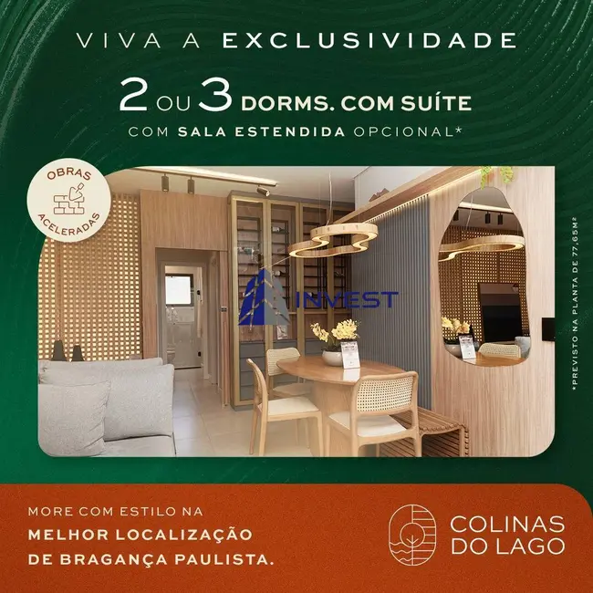 Foto 9 de Apartamento com 2 quartos à venda, 63m2 em Residencial Colinas de São Francisco, Braganca Paulista - SP