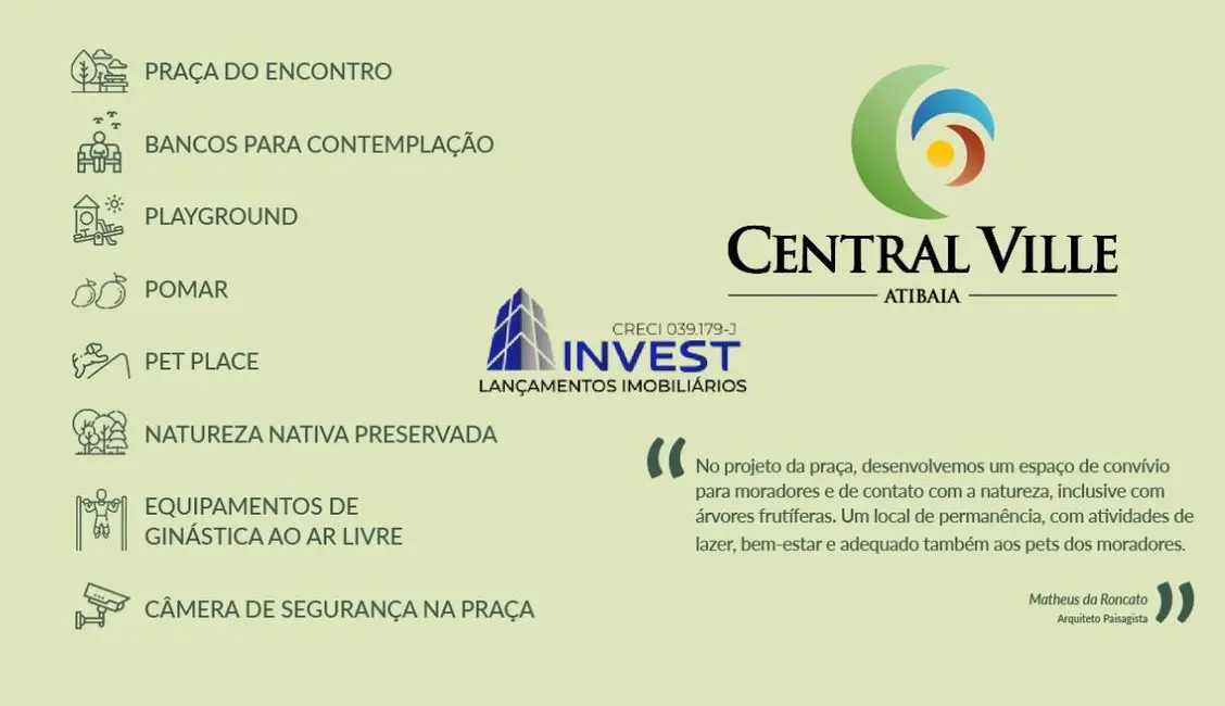 Foto 8 de Terreno / Lote à venda, 176m2 em Atibaia - SP