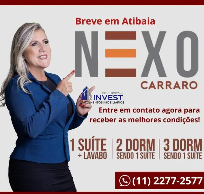 Foto 2 de Apartamento à venda, 49m2 em Atibaia - SP