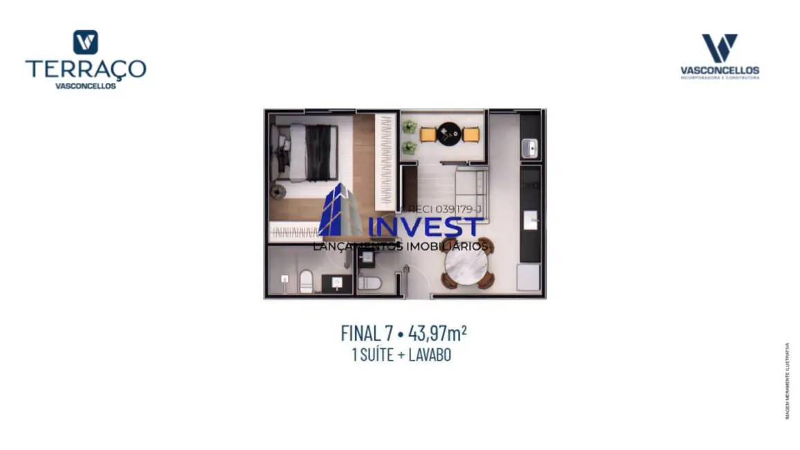Foto 30 de Apartamento à venda, 44m2 em Jardim Brasil, Atibaia - SP