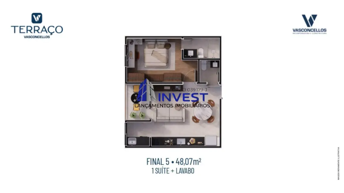 Foto 38 de Apartamento à venda, 44m2 em Jardim Brasil, Atibaia - SP
