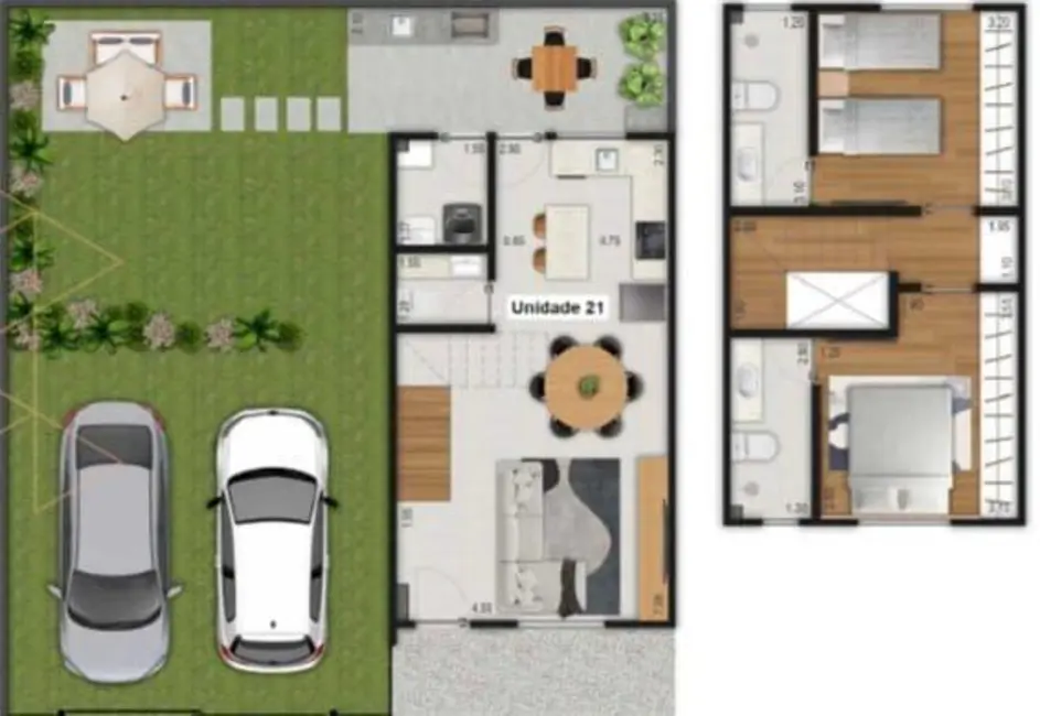 Casa de Condomínio com 2 quartos à venda, 77m2 em Vila Santa Maria, Americana - SP - imagem 5 Foto 5 de Casa de Condomínio com 2 quartos à venda, 77m2 em Vila Santa Maria, Americana - SP