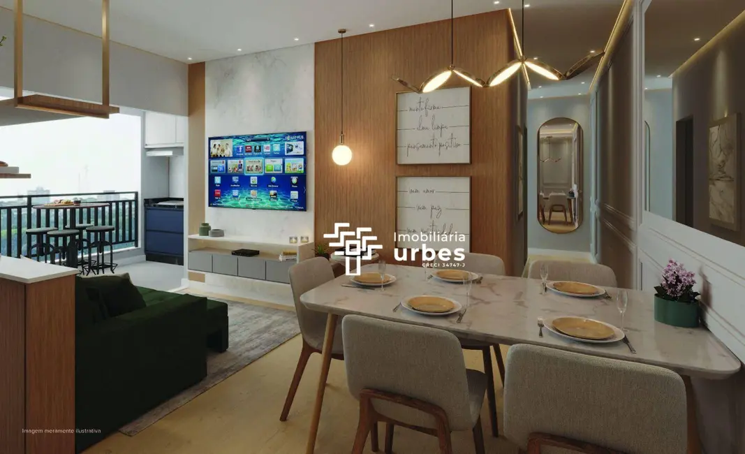 Foto 2 de Apartamento com 3 quartos à venda, 70m2 em Americana - SP