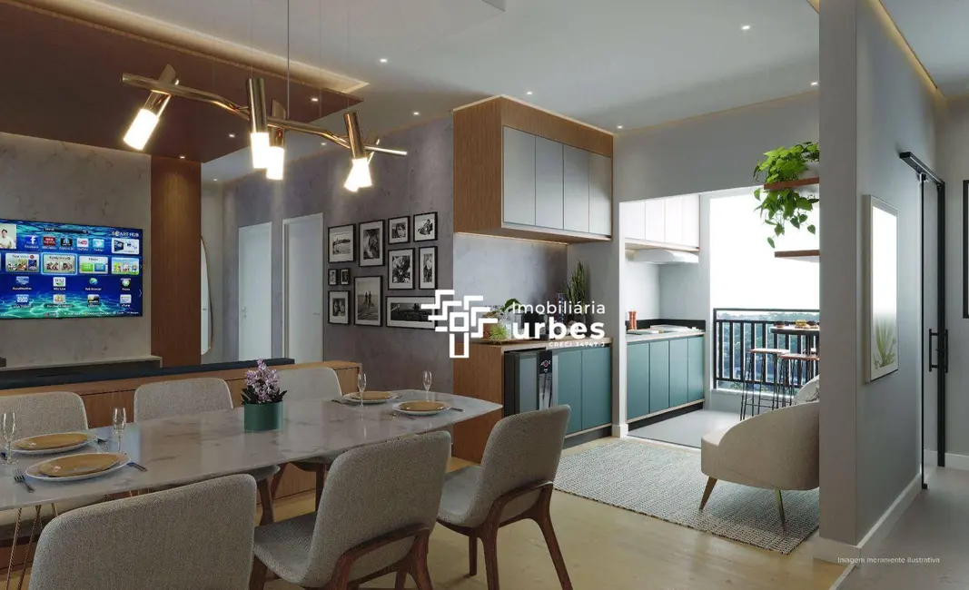 Foto 3 de Apartamento com 3 quartos à venda, 70m2 em Americana - SP