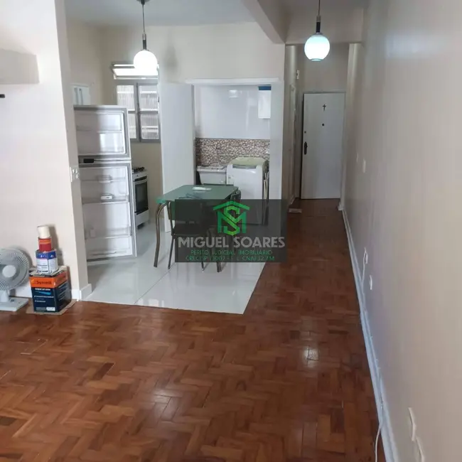 Foto 1 de Apartamento com 1 quarto para alugar, 42m2 em Boqueirão, Santos - SP