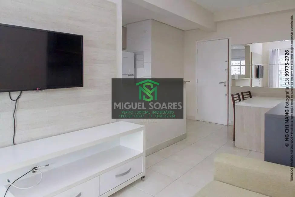 Foto 2 de Apartamento com 1 quarto à venda, 49m2 em Gonzaga, Santos - SP