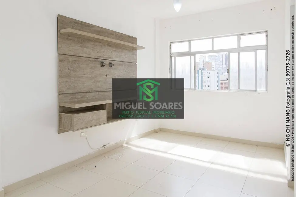 Foto 1 de Apartamento com 1 quarto à venda, 40m2 em Gonzaga, Santos - SP