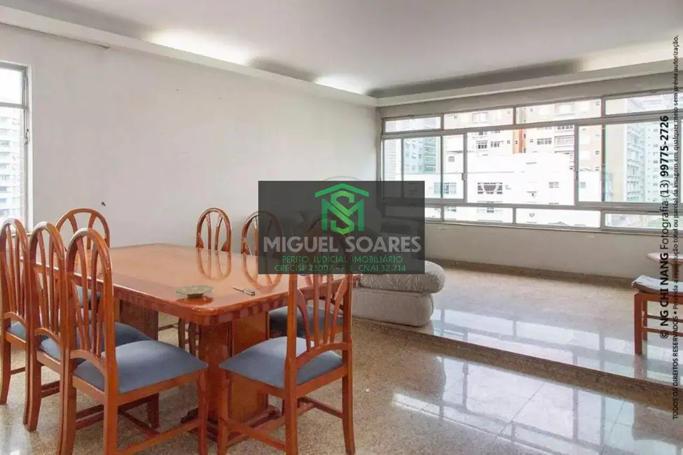 Foto 3 de Apartamento com 3 quartos à venda e para alugar, 207m2 em Gonzaga, Santos - SP