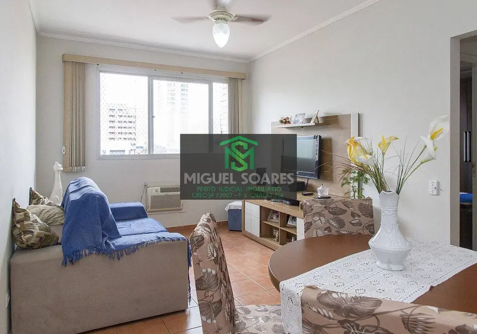 Foto 1 de Apartamento com 1 quarto à venda, 67m2 em Boqueirão, Santos - SP