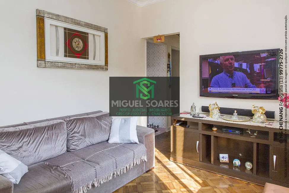 Foto 2 de Apartamento com 2 quartos à venda, 64m2 em Marapé, Santos - SP
