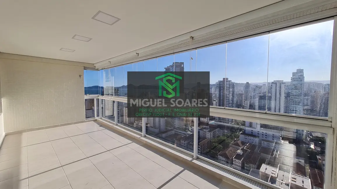 Foto 1 de Apartamento com 3 quartos à venda, 155m2 em Embaré, Santos - SP