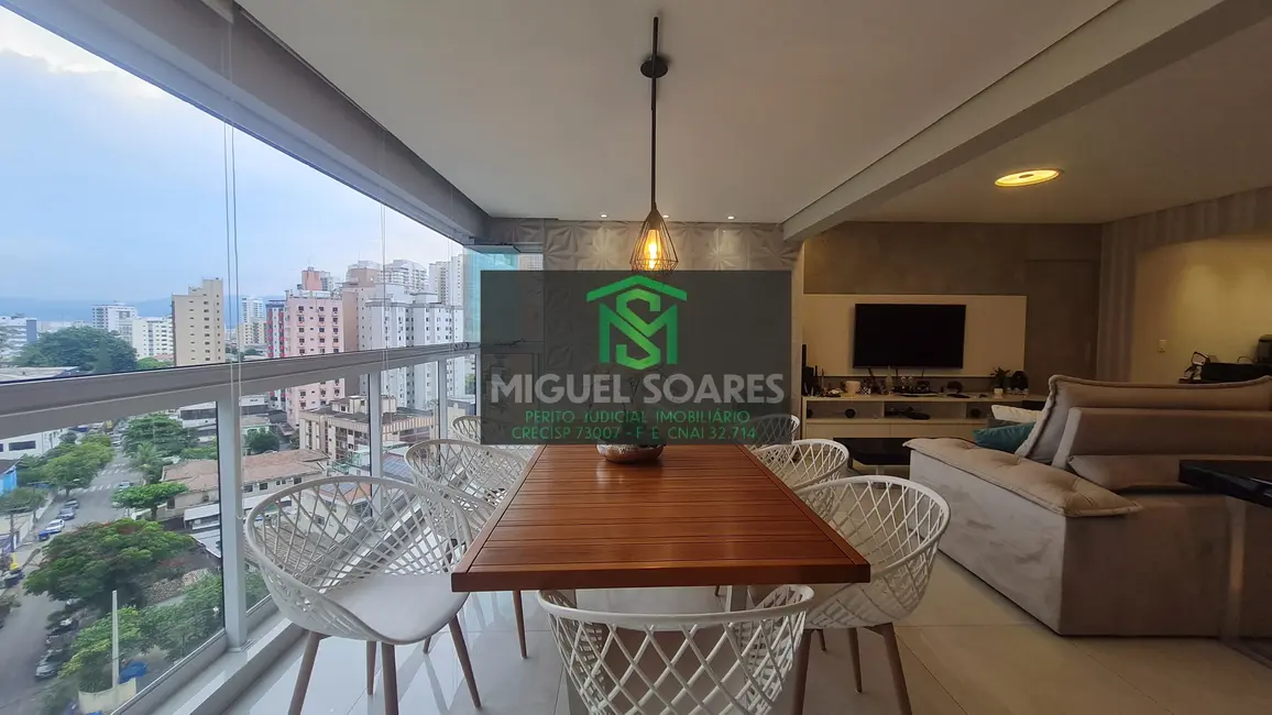 Foto 2 de Apartamento com 3 quartos à venda, 132m2 em Ponta da Praia, Santos - SP