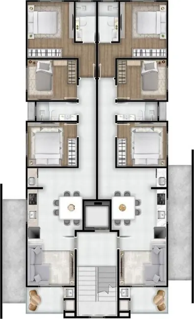 Foto 3 de Apartamento com 3 quartos à venda, 83m2 em São Domingos, Navegantes - SC