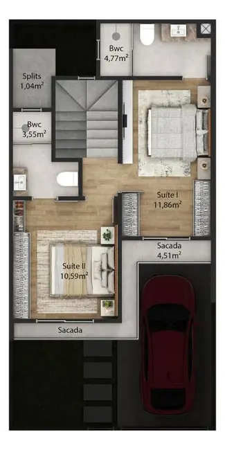 Casa com 2 quartos à venda, 120m2 em Centro, Navegantes - SC - imagem 9 Foto 9 de Casa com 2 quartos à venda, 120m2 em Centro, Navegantes - SC