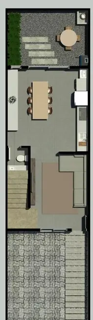 Foto 3 de Casa com 3 quartos à venda, 90m2 em Gravatá, Navegantes - SC