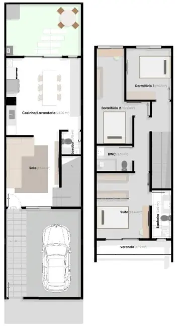 Foto 9 de Casa com 3 quartos à venda, 90m2 em Gravatá, Navegantes - SC