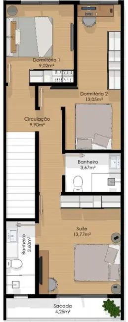 Foto 7 de Casa com 3 quartos à venda, 90m2 em Gravatá, Navegantes - SC