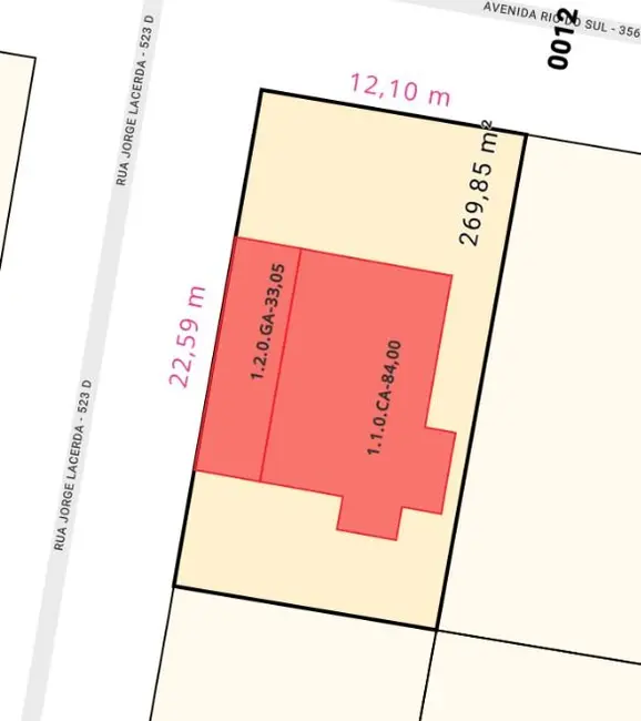 Foto 6 de Terreno / Lote à venda, 264m2 em Gravatá, Navegantes - SC