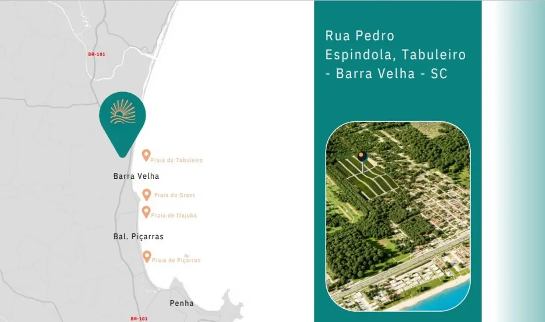 Terreno / Lote à venda, 303m2 em Barra Velha - SC - imagem 7 Foto 7 de Terreno / Lote à venda, 303m2 em Barra Velha - SC