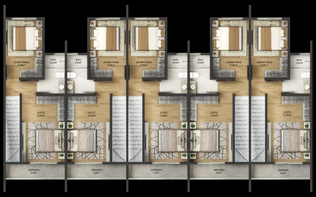Foto 5 de Casa com 2 quartos à venda, 100m2 em São Paulo, Navegantes - SC