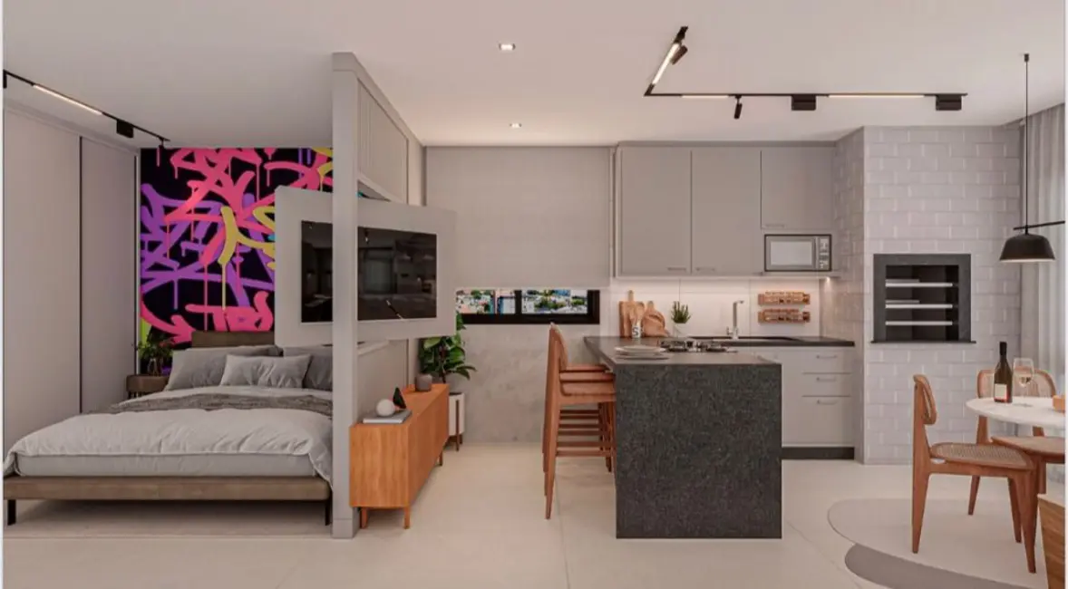 Foto 1 de Apartamento com 1 quarto à venda, 36m2 em Centro, Navegantes - SC