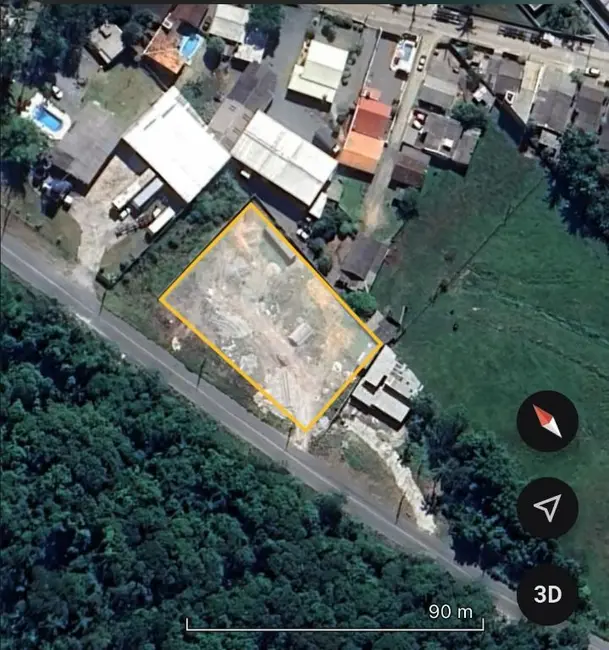 Foto 1 de Terreno / Lote à venda, 2000m2 em Escalvados, Navegantes - SC