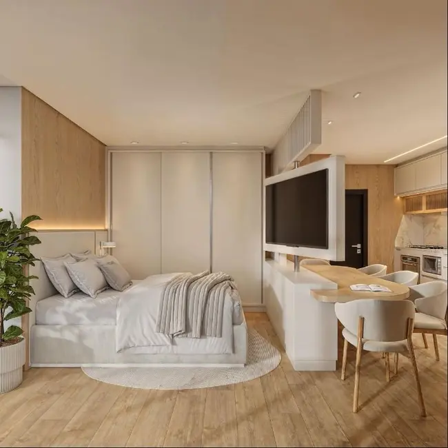 Foto 3 de Apartamento com 1 quarto à venda, 34m2 em Gravatá, Navegantes - SC