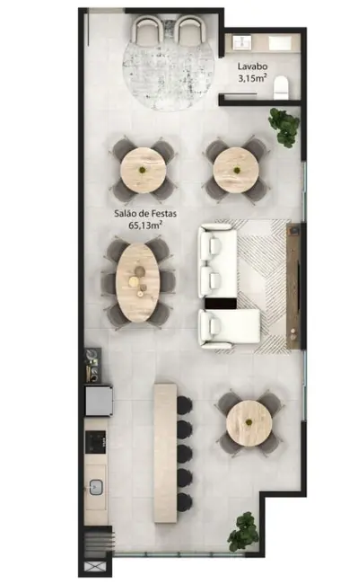 Foto 5 de Apartamento com 2 quartos à venda, 74m2 em Gravatá, Navegantes - SC