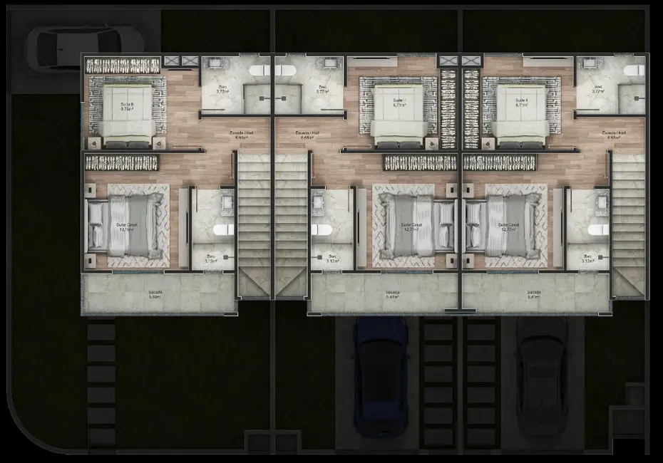 Foto 3 de Casa de Condomínio com 2 quartos à venda, 92m2 em Gravatá, Navegantes - SC