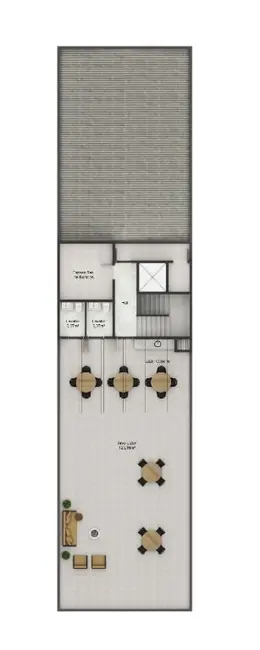 Foto 8 de Apartamento com 1 quarto à venda, 59m2 em Cordeiros, Itajai - SC