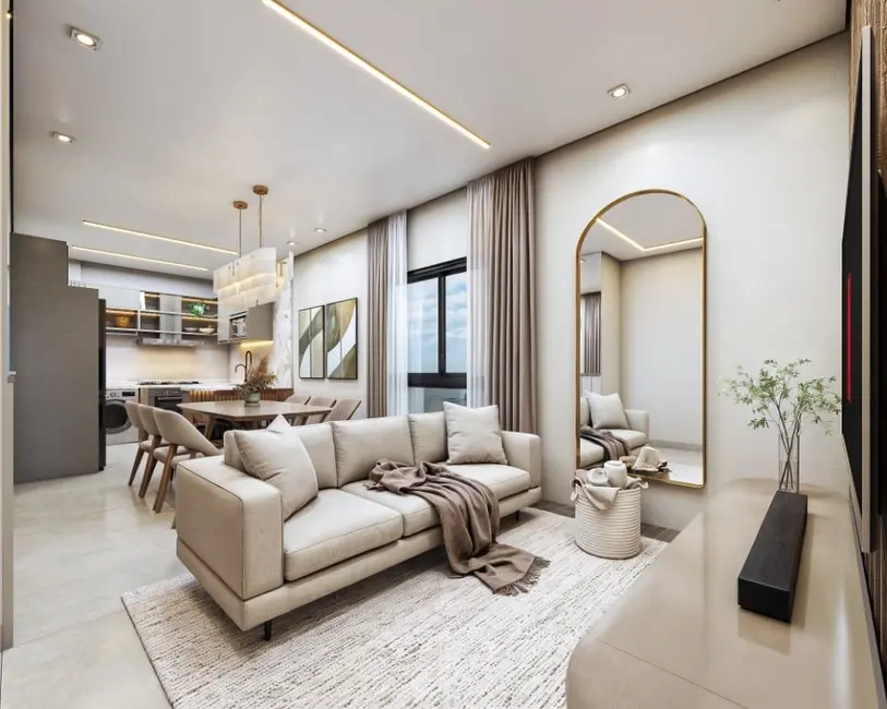 Foto 6 de Apartamento com 1 quarto à venda, 59m2 em Cordeiros, Itajai - SC